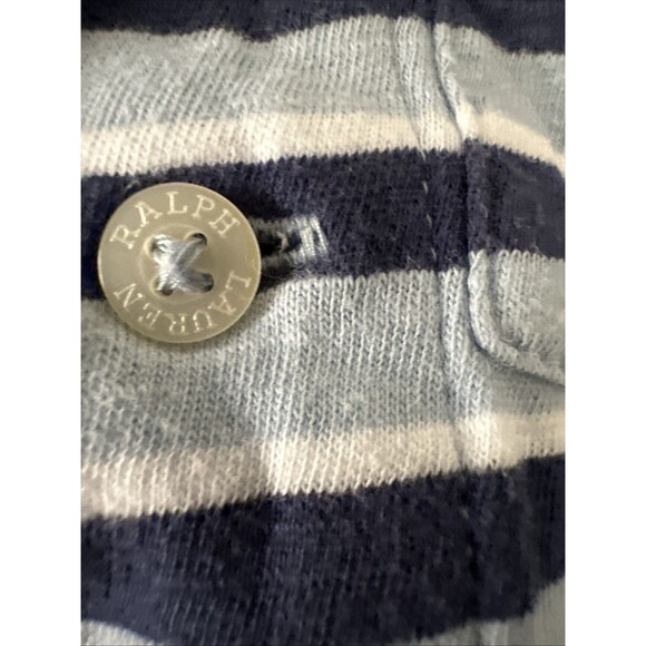 Ralph Lauren 24 Months Rompers Shortalls Blue Striped 2 Pieces Baby 2T - Picture 12 of 14